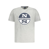 North Sails Brown Cotton Men T-Shirt -   -  North Sails.